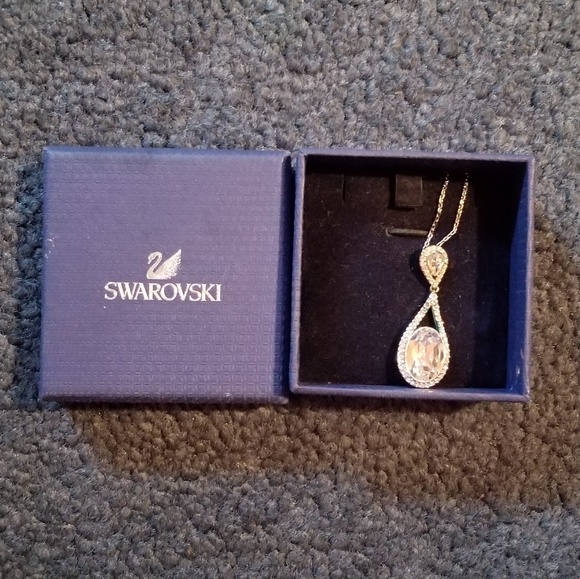 Swarovski Jewelry - Swarovski gold and silver necklace